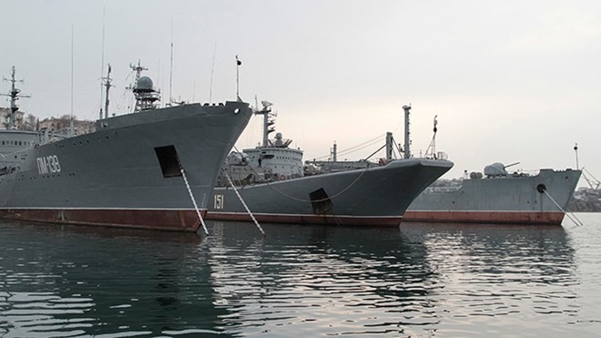 В Черном море начались масштабные учения ВМФ РФ  - ảnh 1
